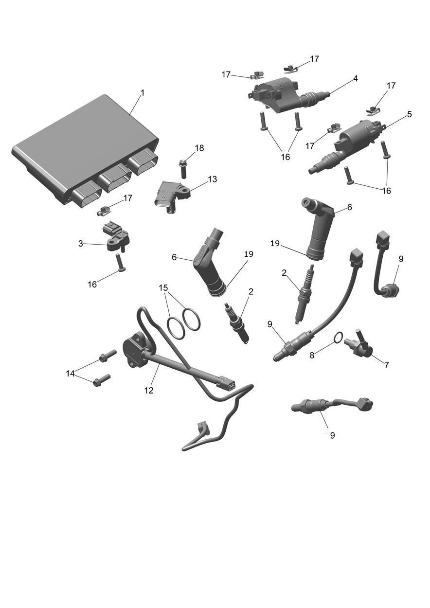 SYSTEME DE GESTION DU MOTEUR POUR SPEED TWIN 1200 RS 2025