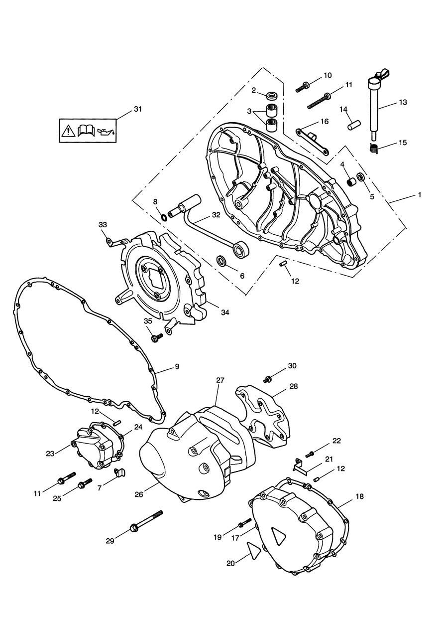 CARTER MOTEUR BONNEVILLE T100 POUR BONNEVILLE 2001