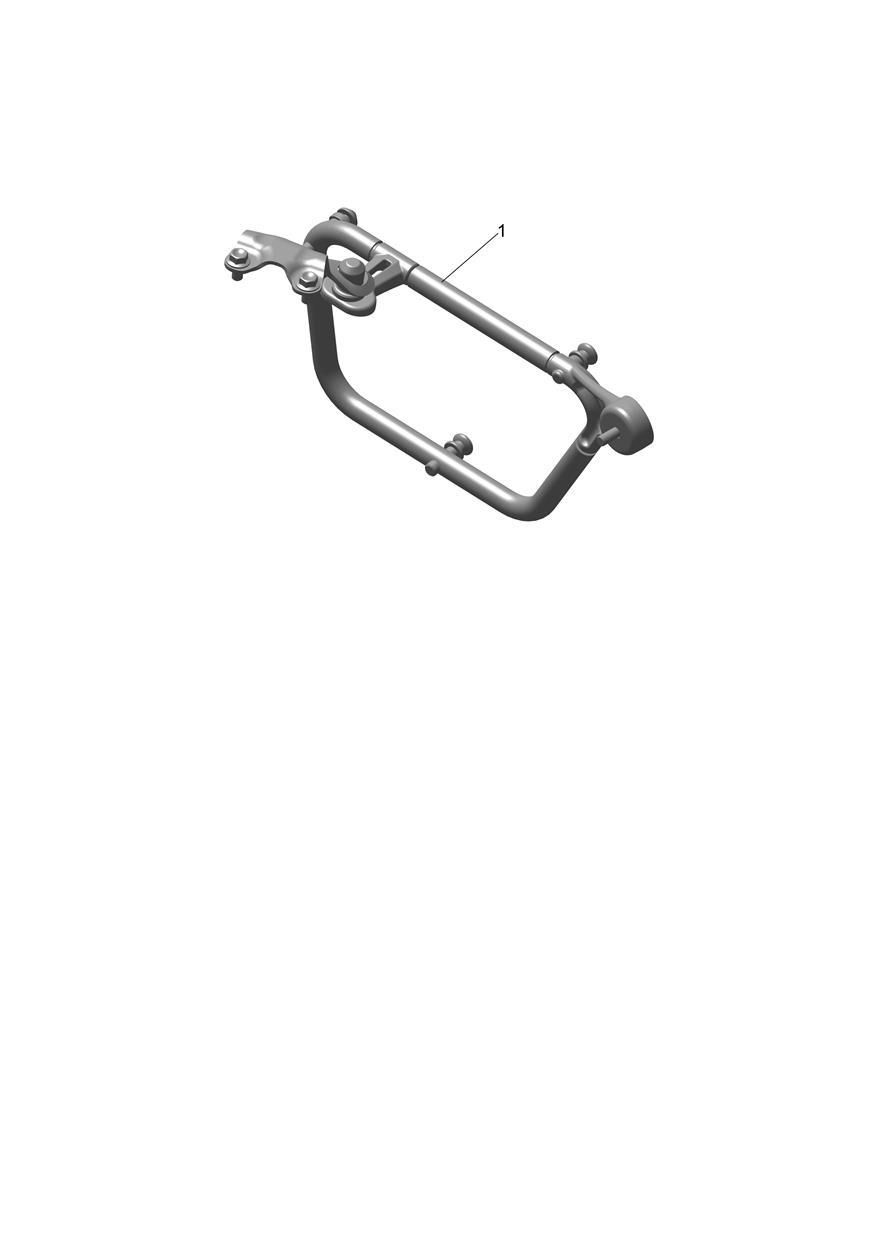 KIT DE FIXATION SACOCHE GAUCHE POUR SPEED TWIN 900 2025