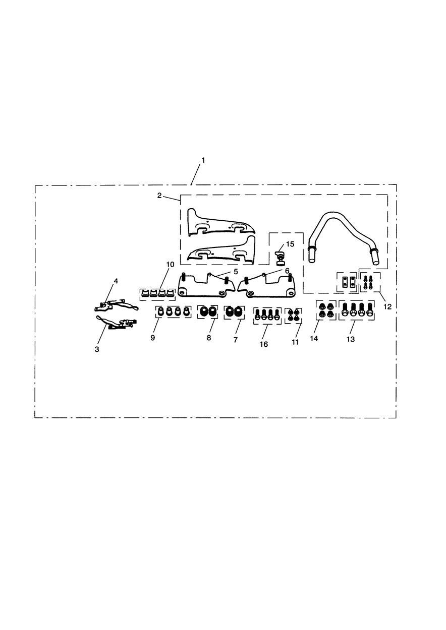 KIT DE DOSSIER PASSAGER QR DETACHABLE POUR ROCKET III TOURING 2008