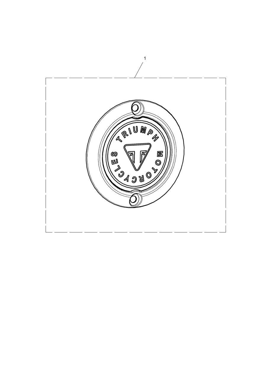 BADGE D EMBRAYAGE SOMBRE POUR BONNEVILLE BOBBER 2024