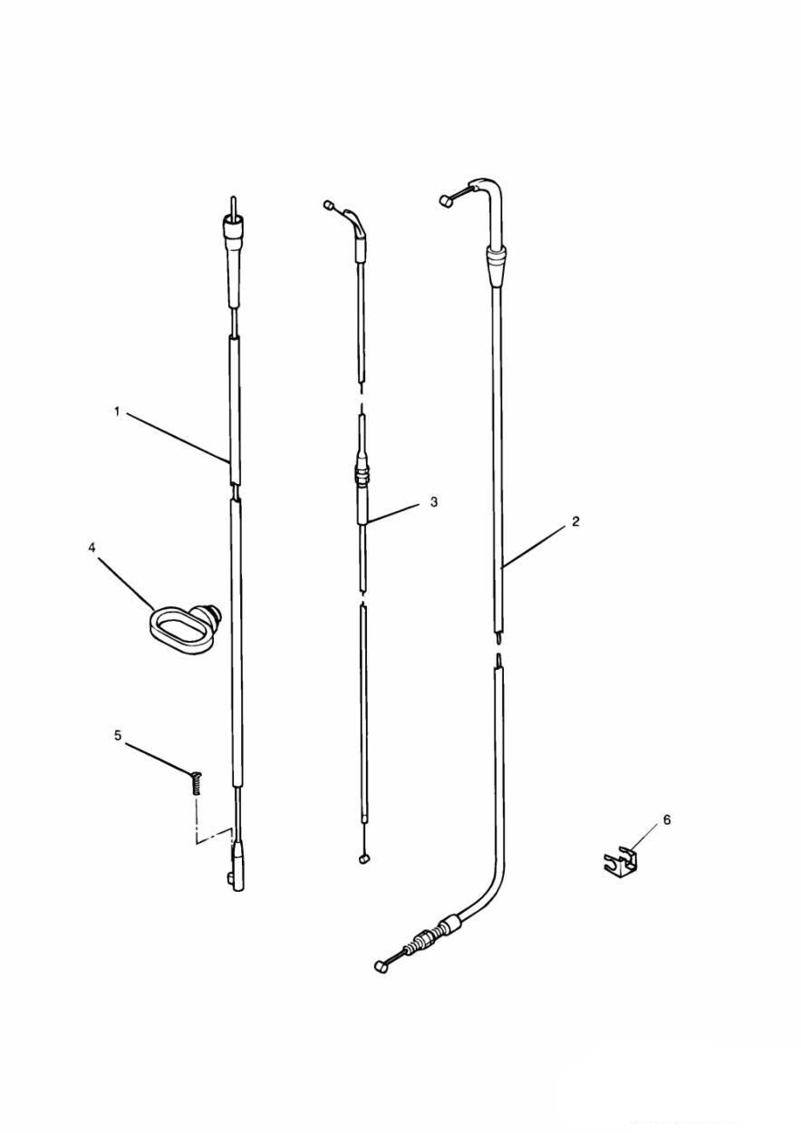 CABLES DE COMMANDE POUR DAYTONA 1200 1992