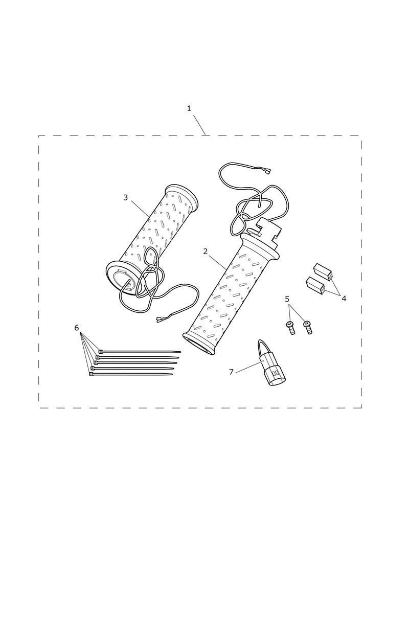 KIT DE POIGNEES CHAUFFANTES POUR TROPHY A1 2013