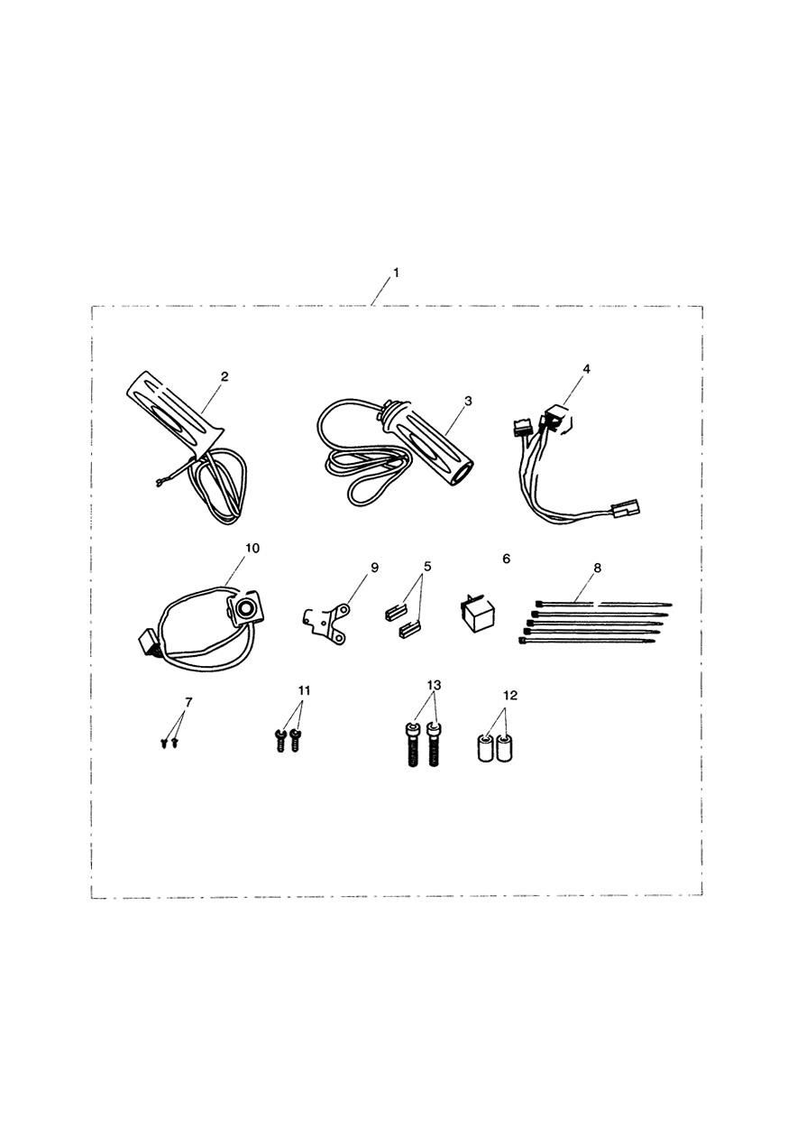 KIT DE POIGNEES CHAUFFANTES POUR THUNDERBIRD 2010
