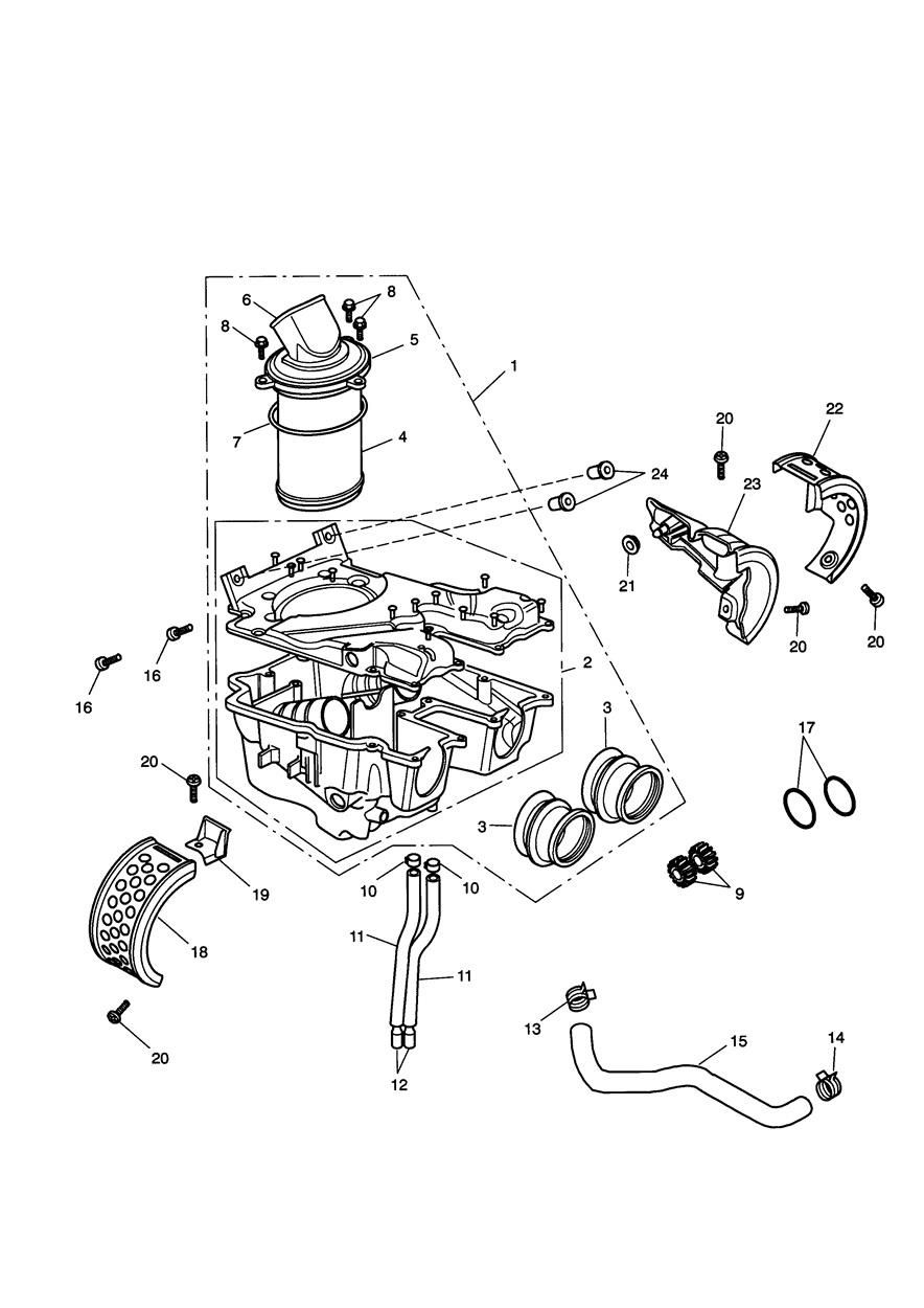 BOITE A AIR POUR SPEEDMASTER A1 2010