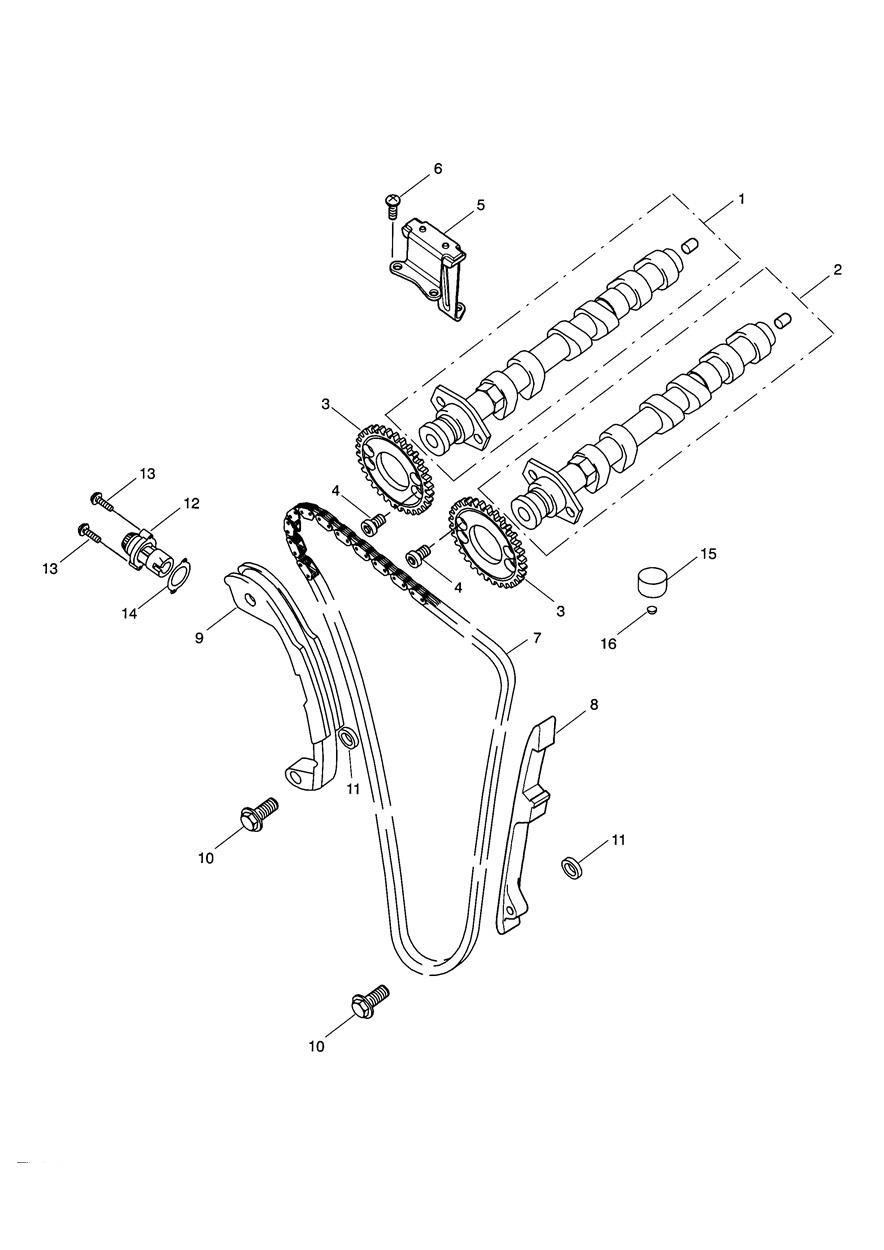 ARBRE A CAMES ET DISTRIBUTION POUR SPEED TRIPLE R 94 2016