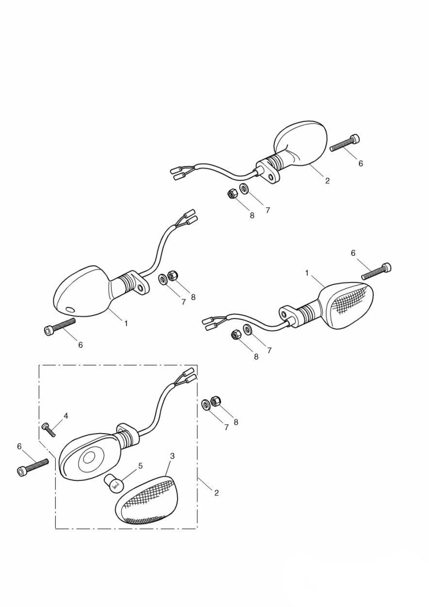 CLIGNOTANTS POUR DAYTONA 600 2004