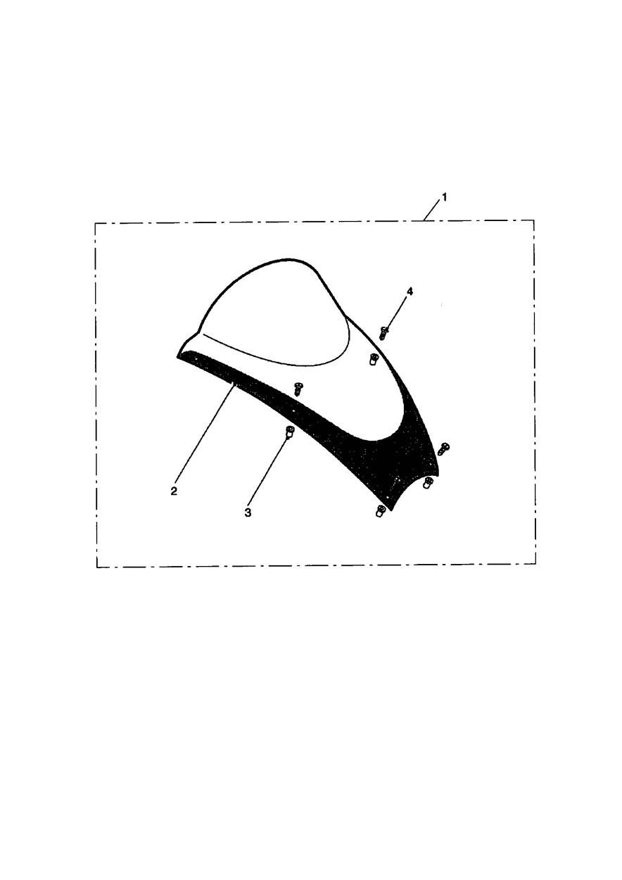 KIT DE PARE BRISE AERODYNAMIQUE RABATTABLE POUR SPRINT ST 1050CCM 2005