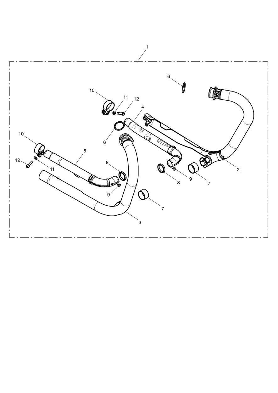DOUBLE COLLECTEUR D ECHAPPEMENT POUR BONNEVILLE T100 2021