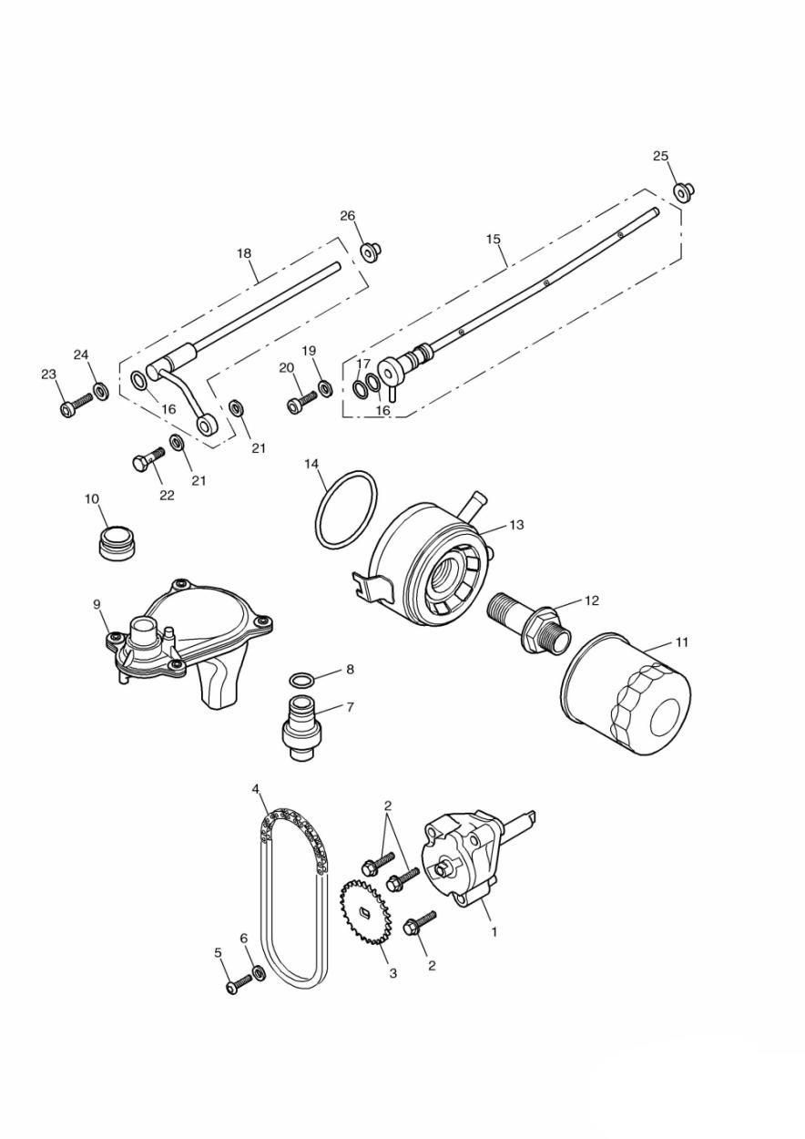 SYSTEME DE LUBRIFICATION POUR DAYTONA 600 2004