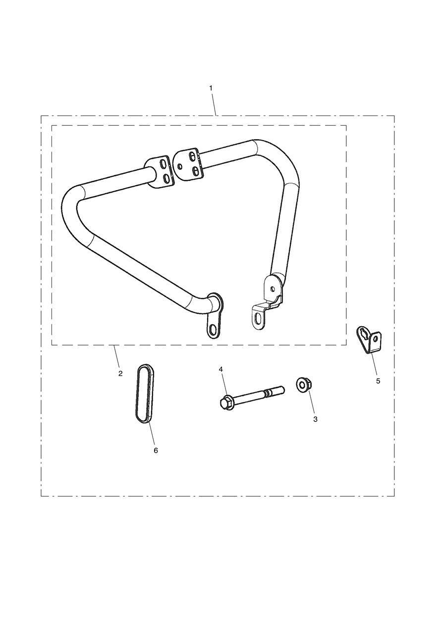 KIT DE BARRE DE PROTECTION MOTEUR POUR BONNEVILLE 2001