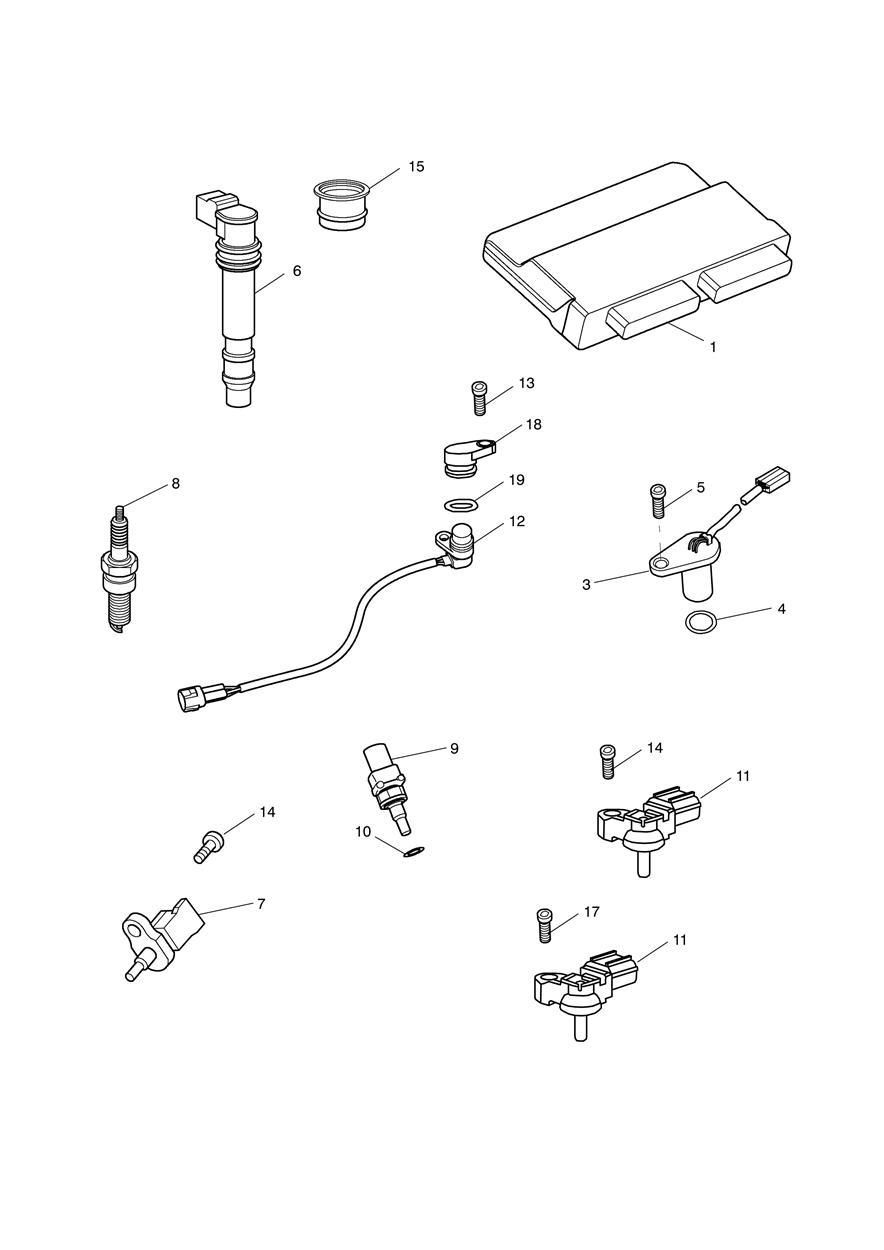SYSTEME DE GESTION DU MOTEUR POUR SPEED TRIPLE 94 2016