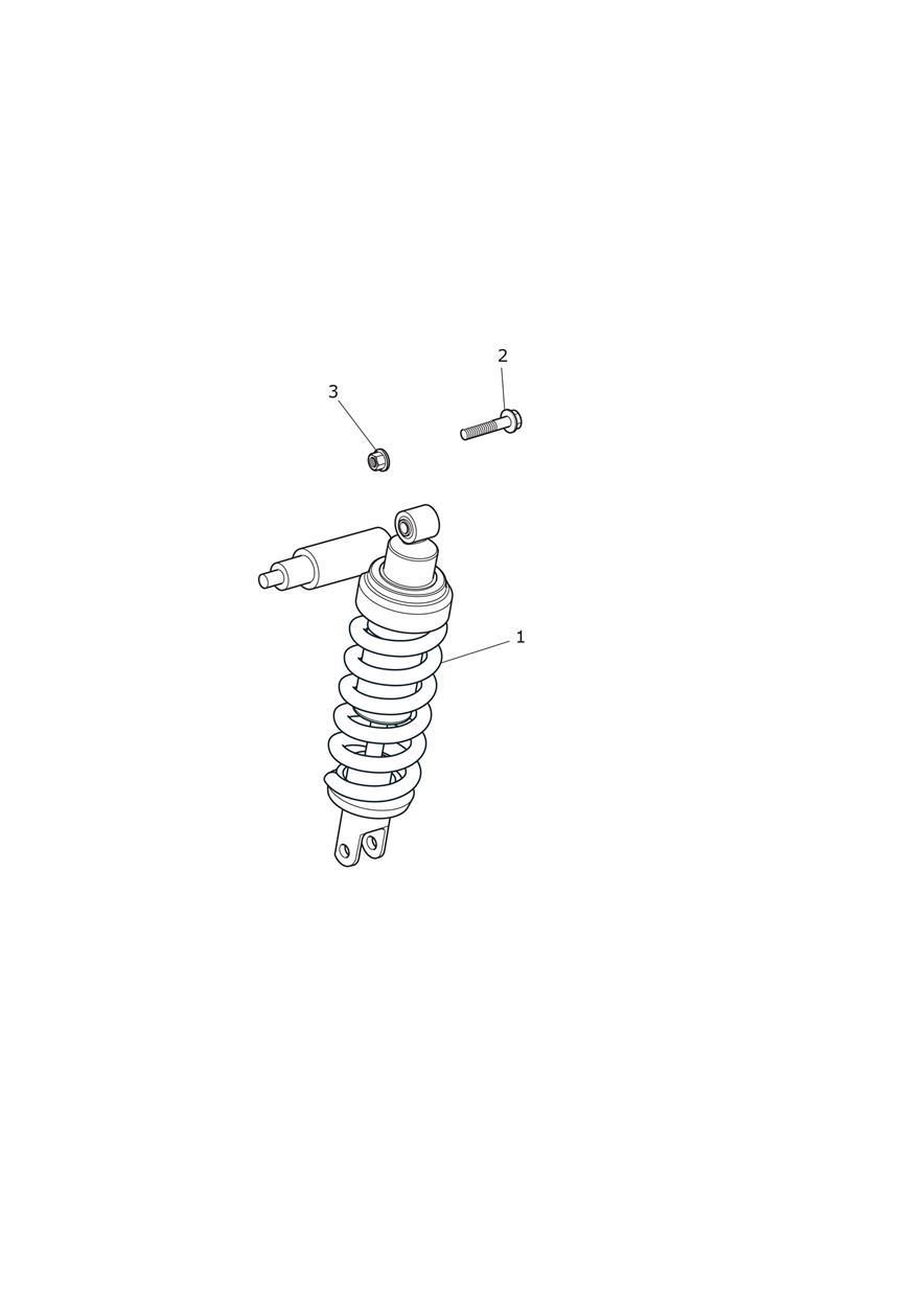 SUSPENSION ARRIERE POUR TIGER 800 XR 2018