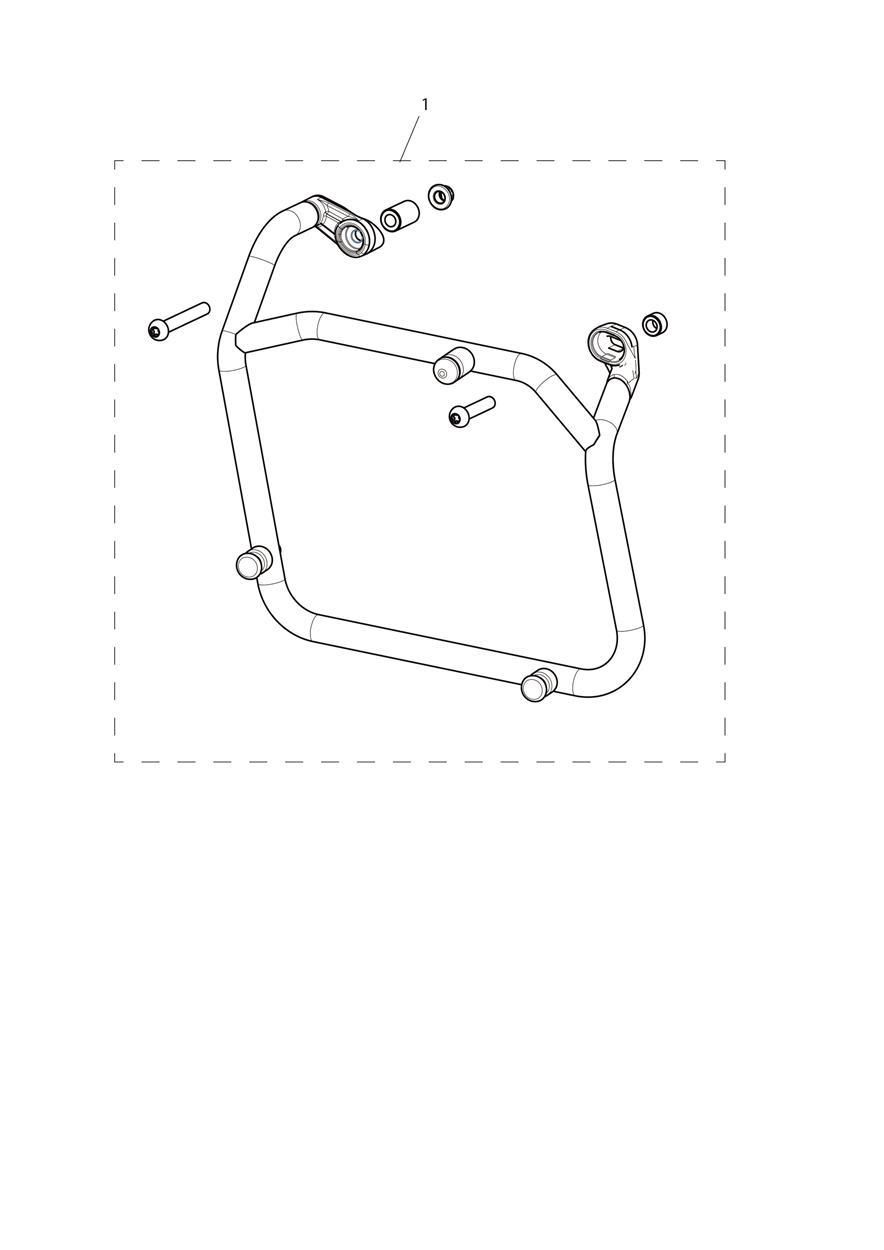 KIT DE FIXATION POUR SACOCHE POUR SCRAMBLER 1200 X 2024