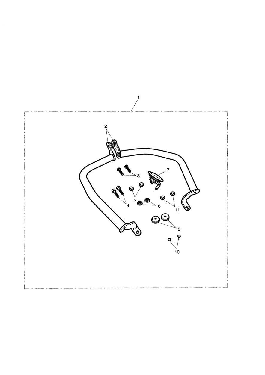 KIT DE BARRE DE PROTECTION MOTEUR POUR THUNDERBIRD 2010