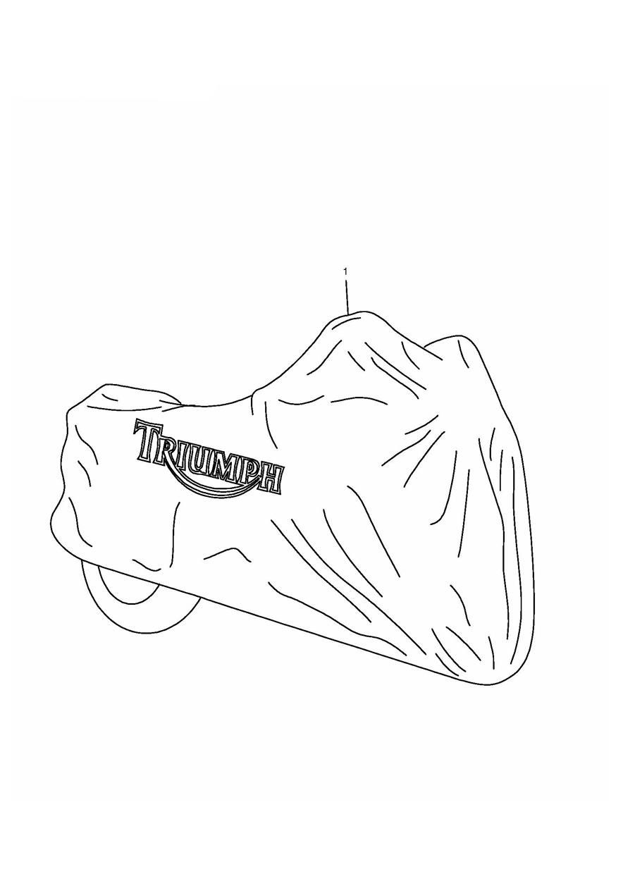 COUVRE POUSSIERE POUR SCRAMBLER A1 2010