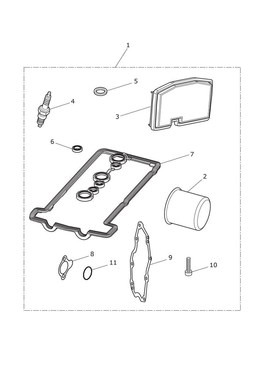 KITS D ENTRETIEN DU MOTEUR POUR DAYTONA MOTO 2 765 2020