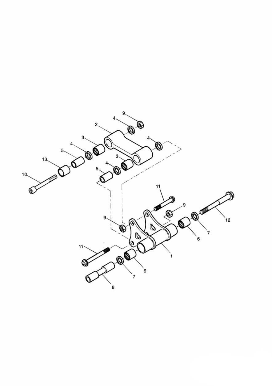 BIELLETTE DE SUSPENSION ARRIERE POUR SPRINT ST 1999