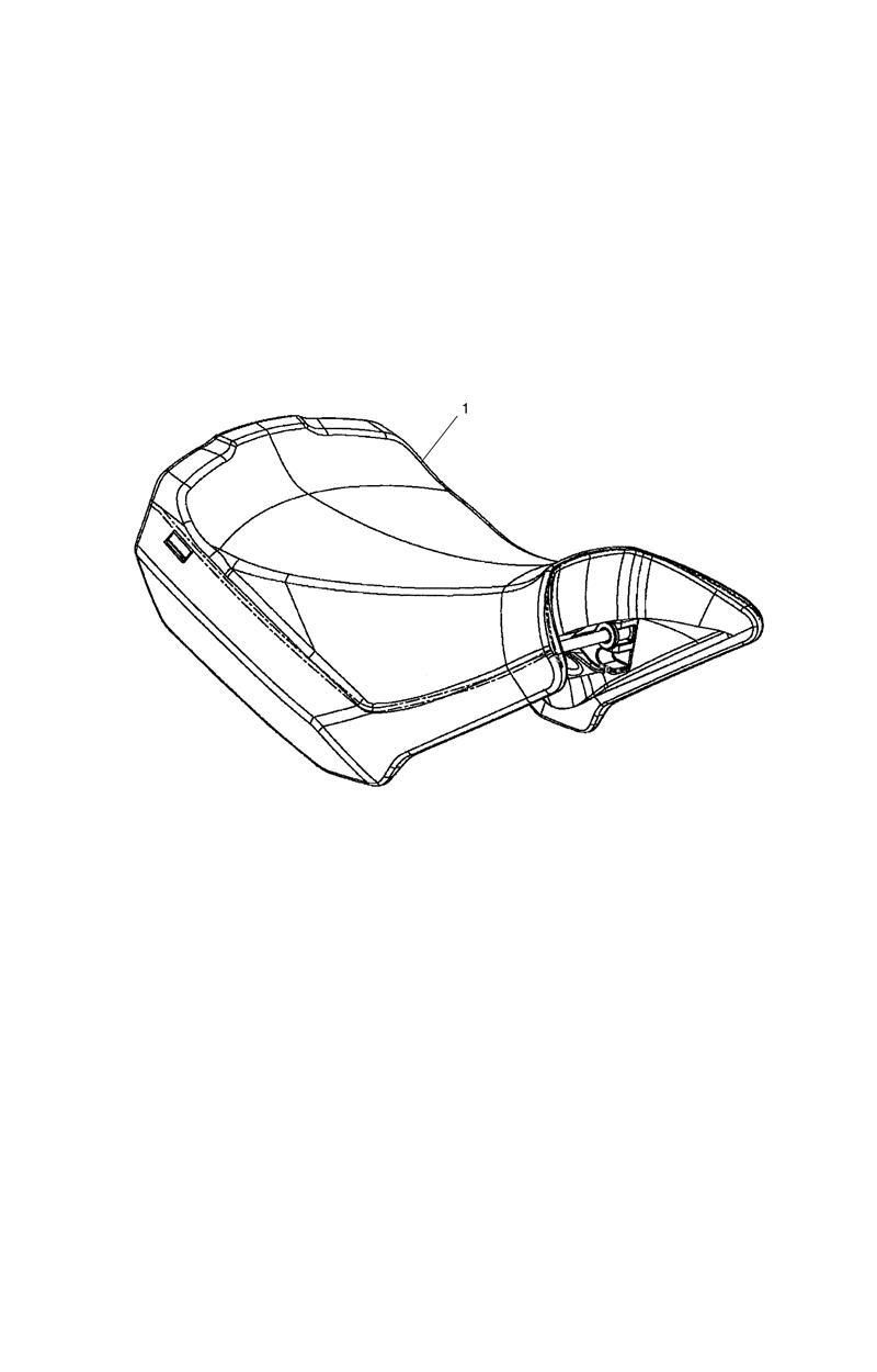 ENSEMBLE SELLE CONDUCTEUR BAS POUR TIGER EXPLORER ABS A1 2012