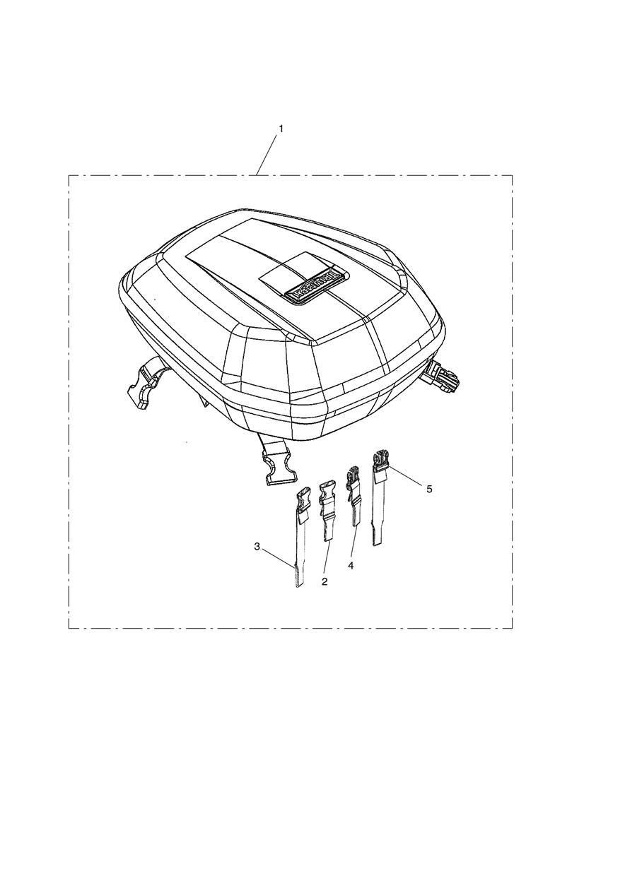KIT PACK ARRIERE 10L POUR TIGER 800 2011