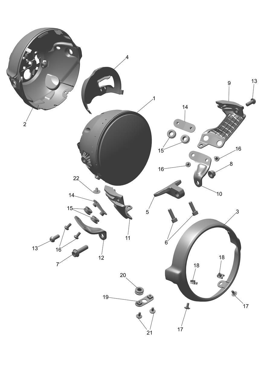 PHARE POUR SPEED TWIN 1200 RS 2025