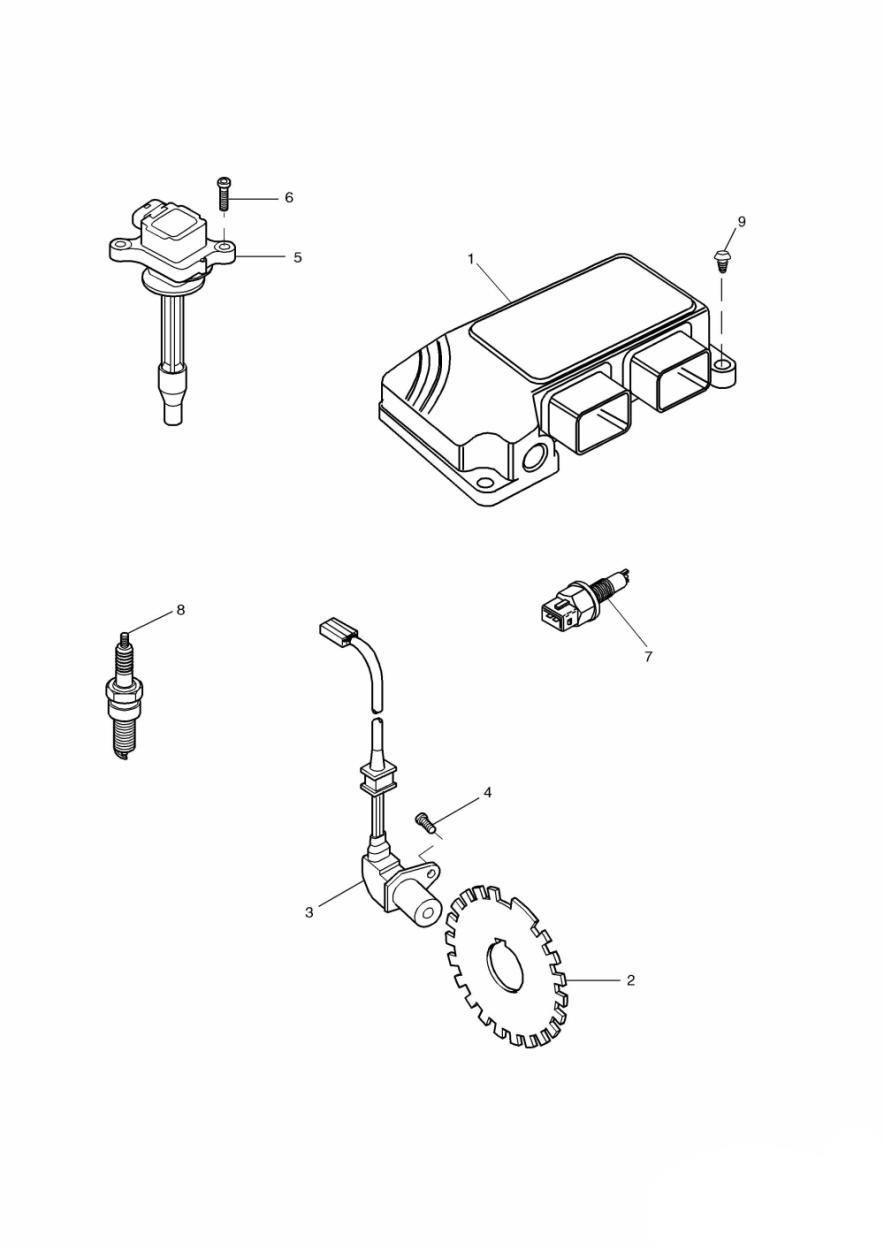 SYSTEME DE GESTION DU MOTEUR 89737 POUR DAYTONA 955I 1997