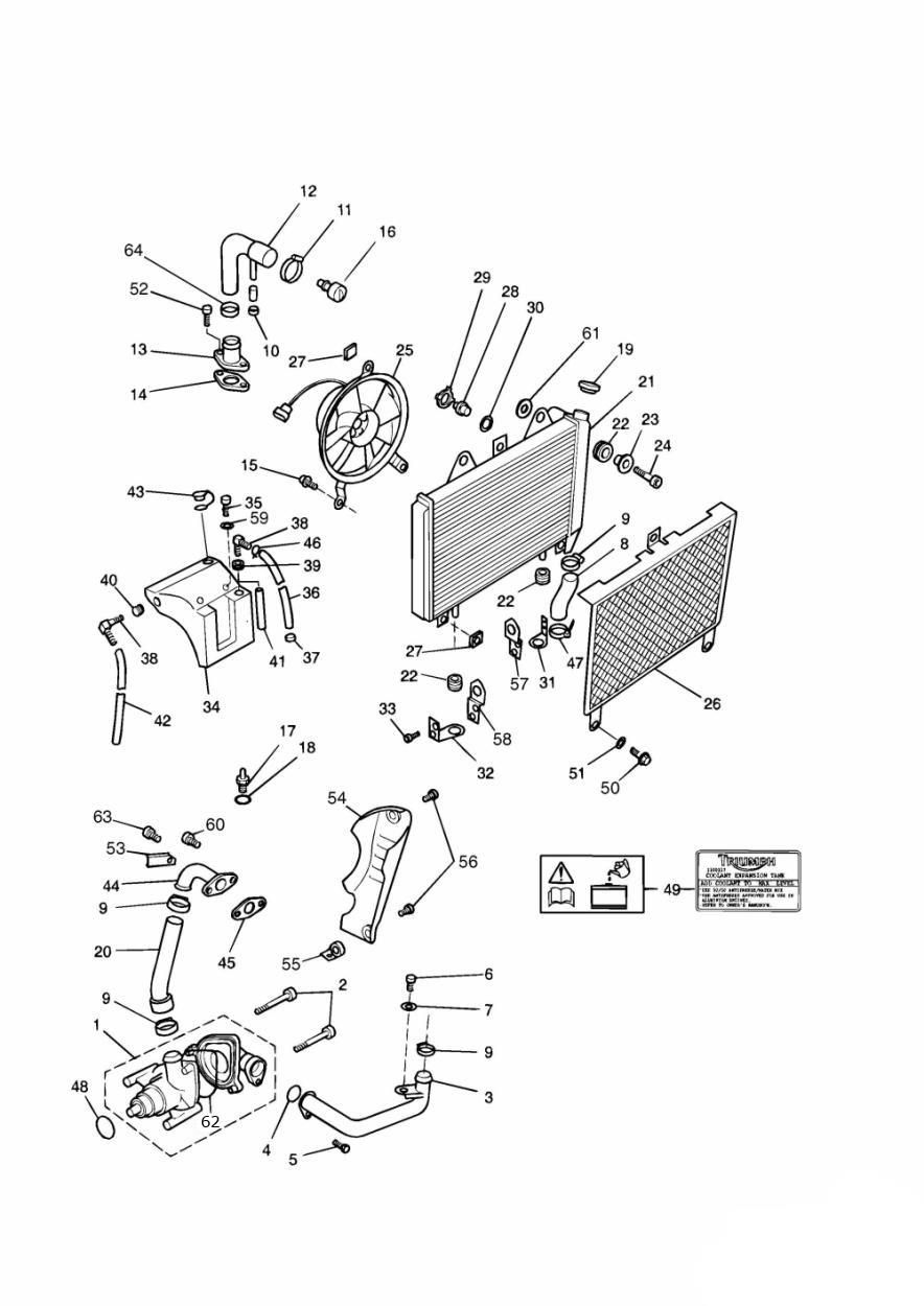 SYSTEME DE REFROIDISSEMENT POUR SPRINT 900 1992