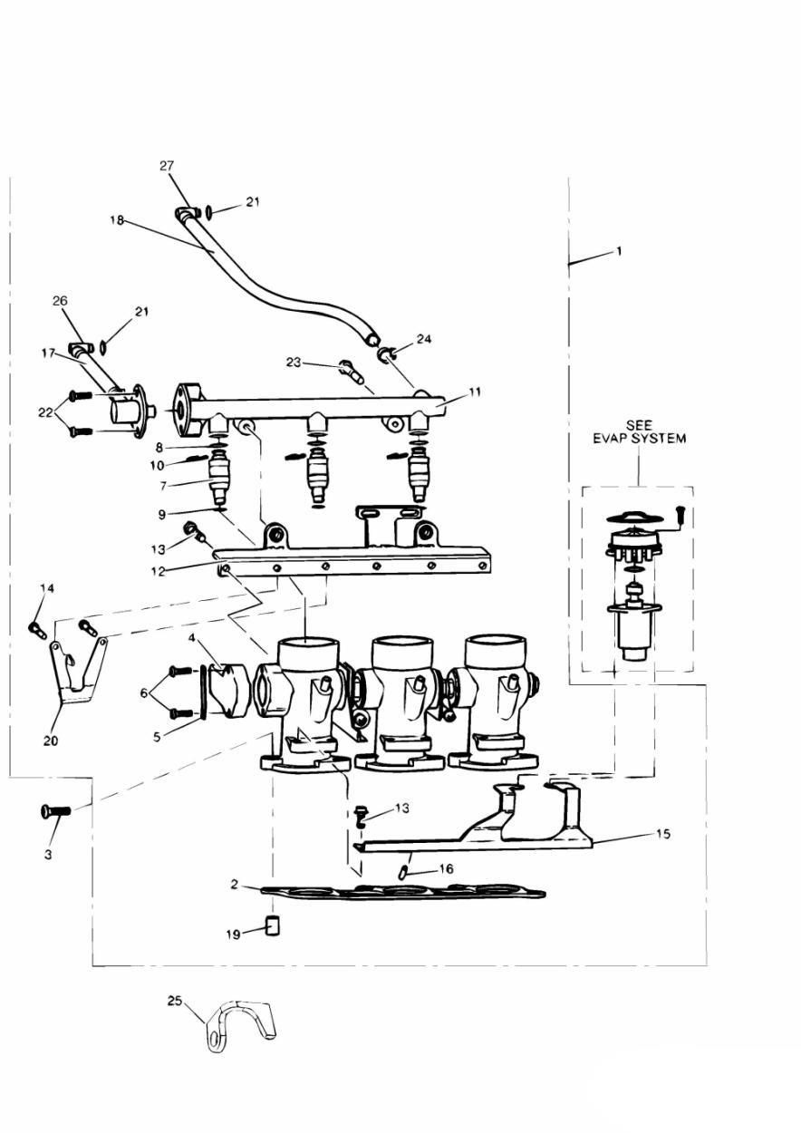 ACCELERATEURS INJECTEURS ET RAMPE DE CARBURANT 71699 POUR DAYTONA 955I 1997