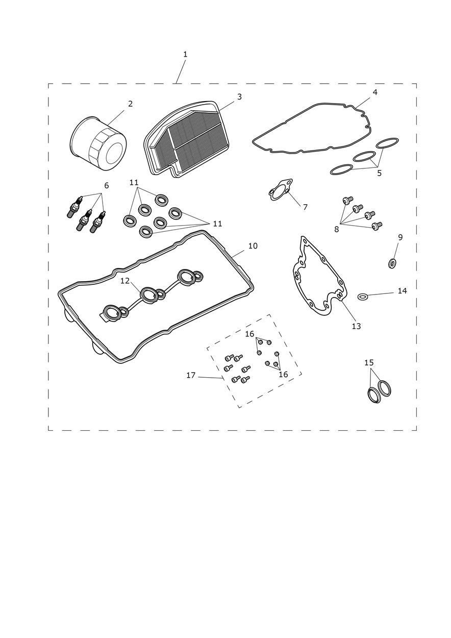 KIT DE SERVICE MOTEUR POUR BREITLING SPEED TRIPLE RR 2025