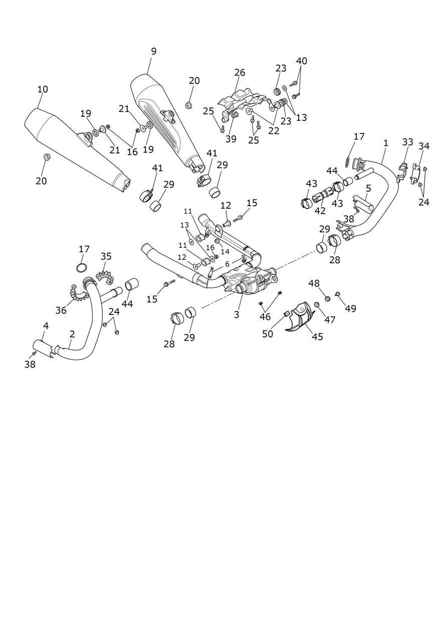 ECHAPPEMENT POUR THRUXTON RS 2020