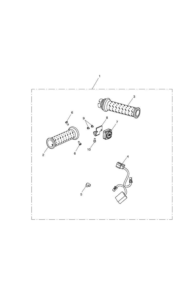 KIT DE POIGNEES CHAUFFANTES POUR TIGER EXPLORER ABS A1 2012
