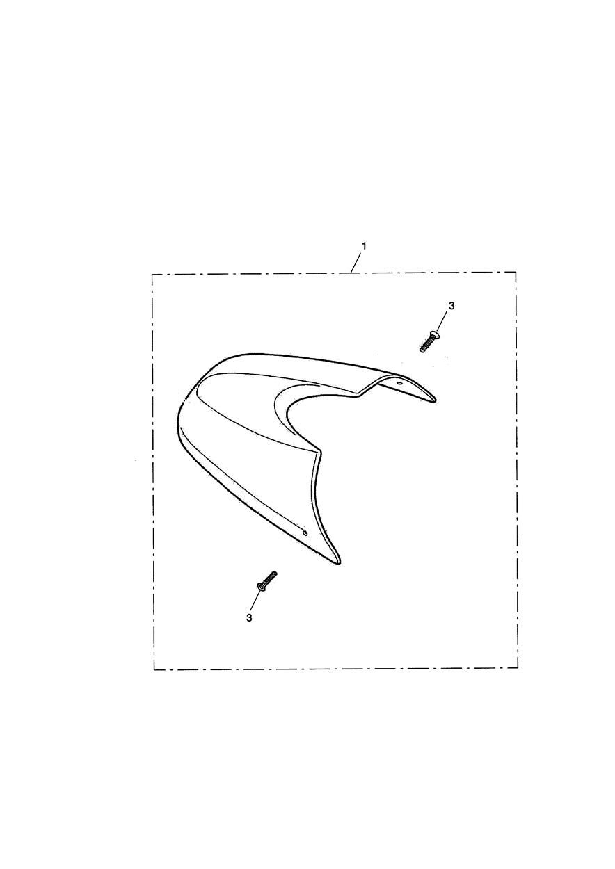KIT DE CACHE SELLE POUR SPEED TRIPLE 1050CCM 2005