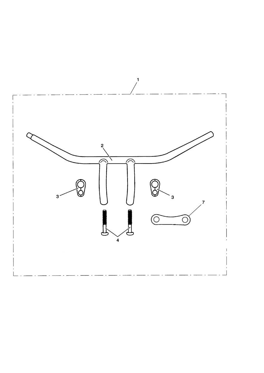 KIT DE GUIDON EN T CHROME POUR THUNDERBIRD 2010