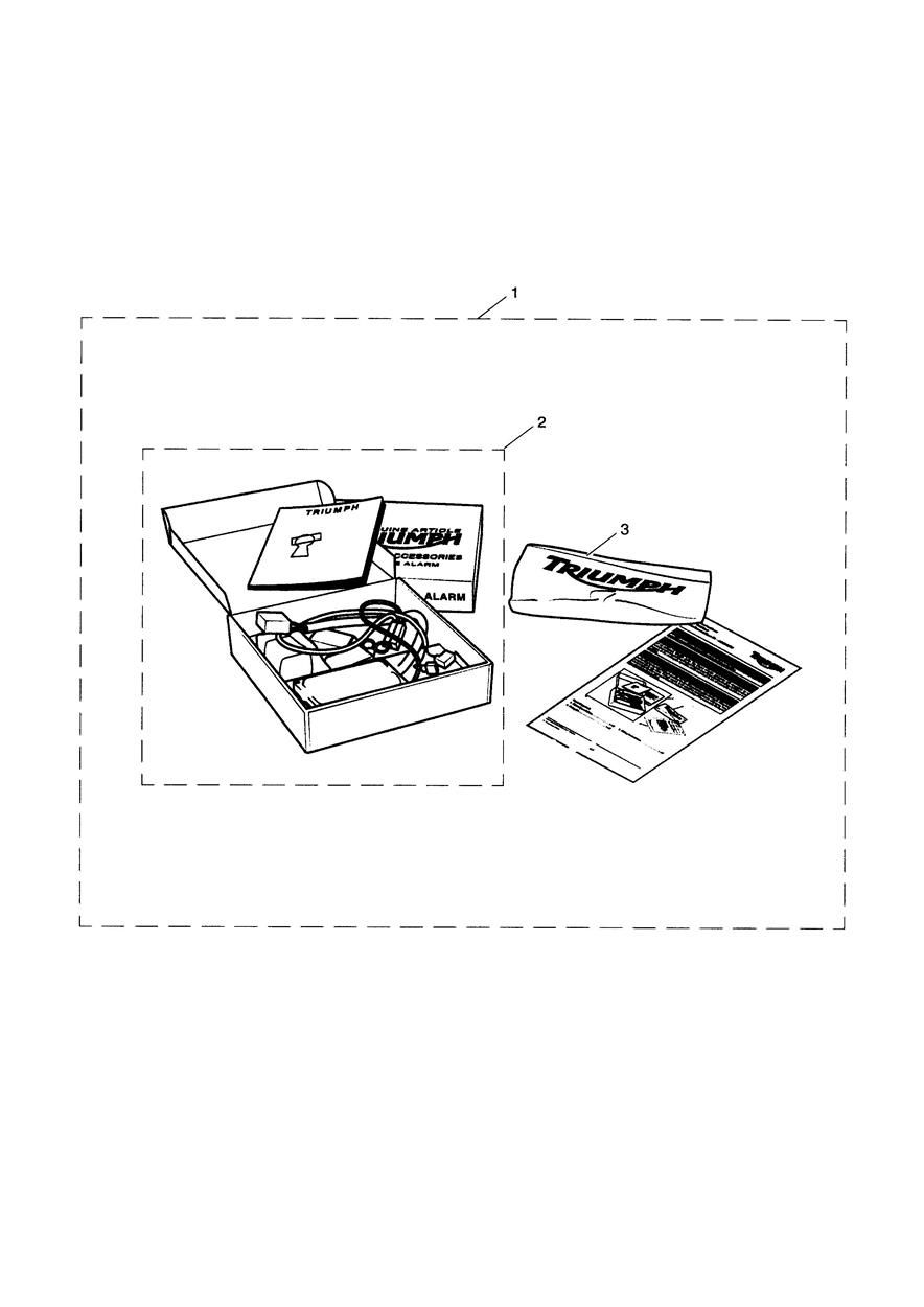 KIT D ALARME TYPE P S4 POUR TIGER 1050 ABS SE 2009