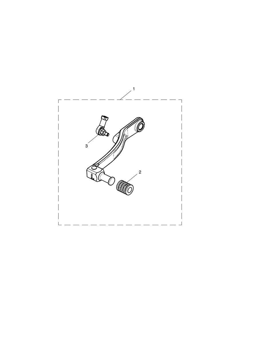 PEDALE DE CHANGEMENT DE VITESSE REPLIABLE POUR TIGER 800 2011