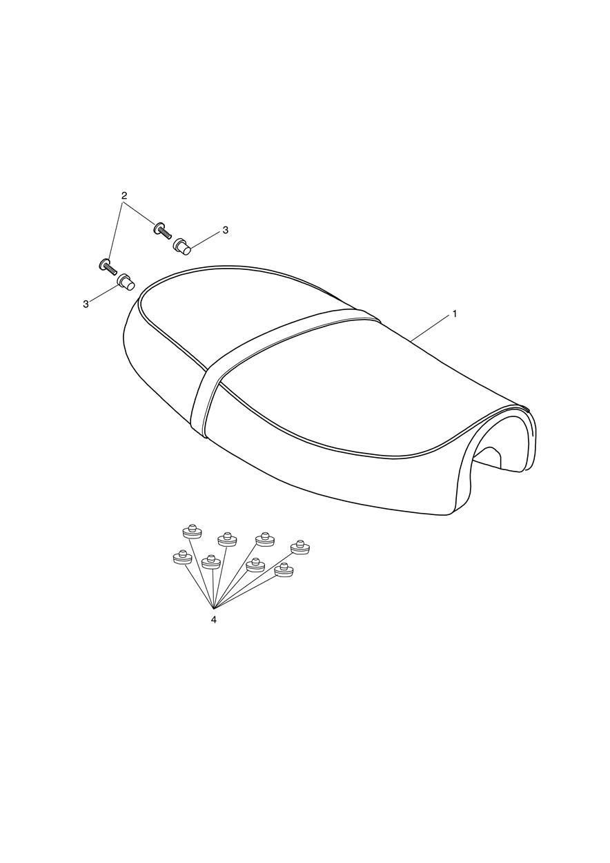SELLE POUR SCRAMBLER A1 2010