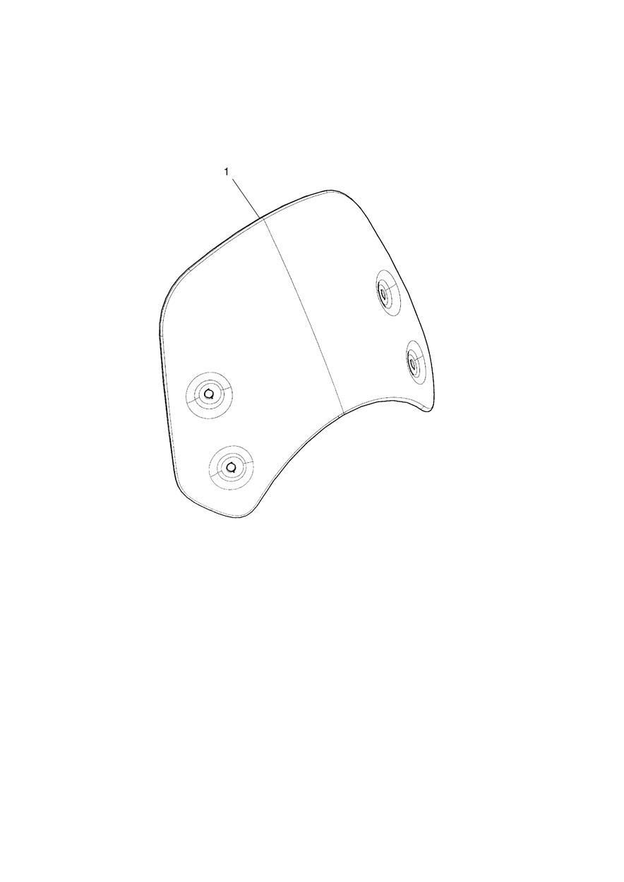 ECRAN COURT PEINT POUR BONNEVILLE T120 2016