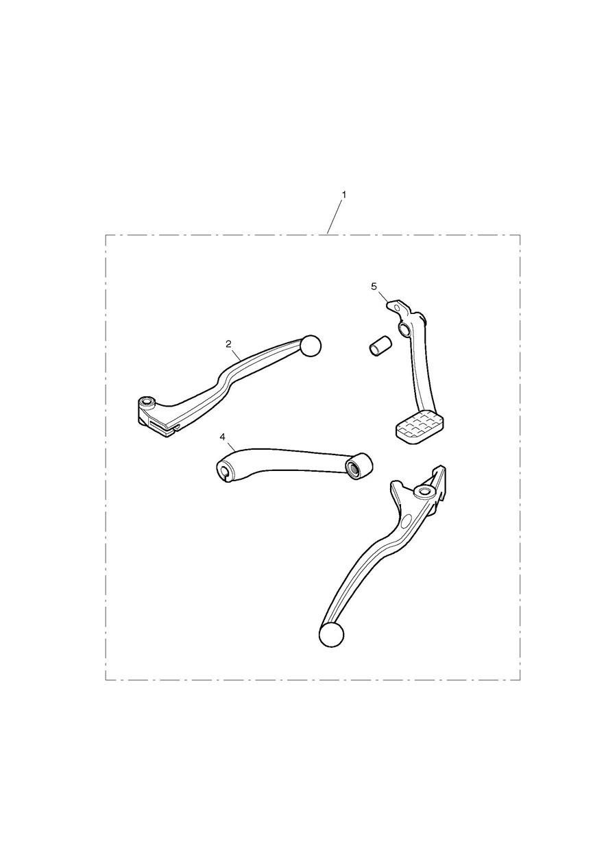 KIT DE LEVIERS CHROME POUR BONNEVILLE BLACK ENGINE EFI 2008