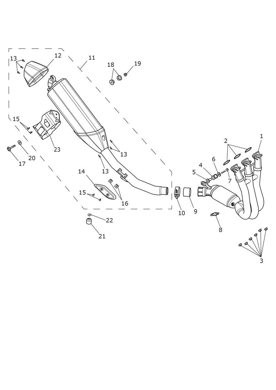 ECHAPPEMENT POUR TIGER 1200 ALPINE EDITION 2020