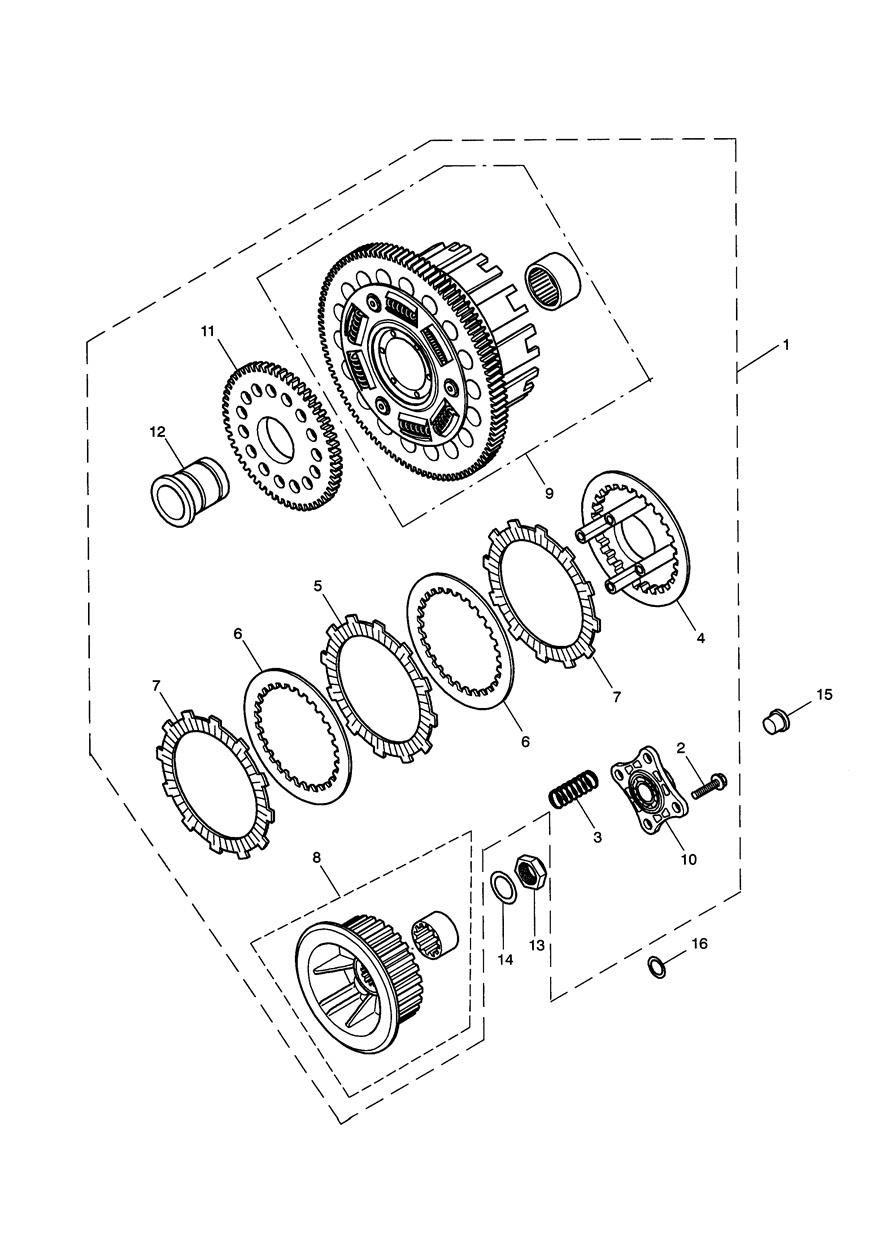 EMBRAYAGE POUR BONNEVILLE T100 SPIRIT 2015