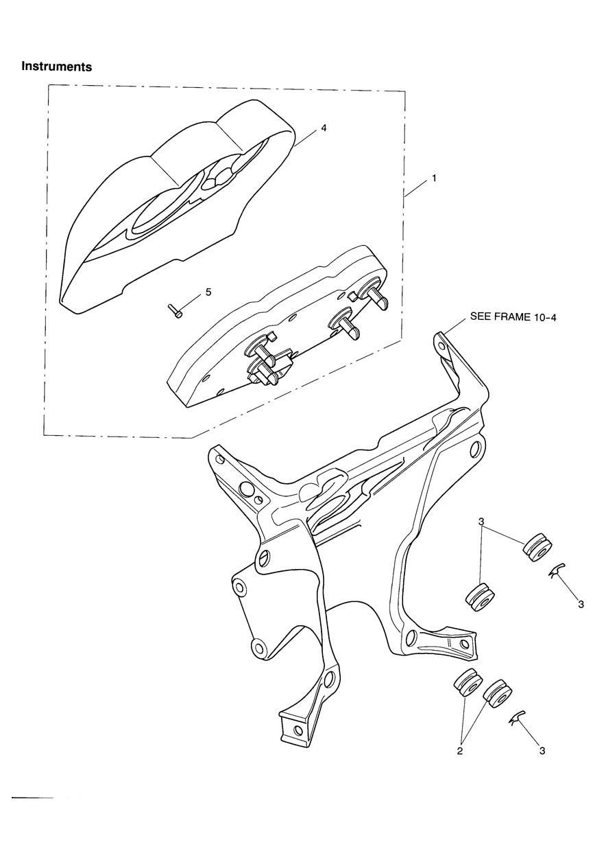 COMPTEURS POUR SPRINT ST 1050CCM 2005