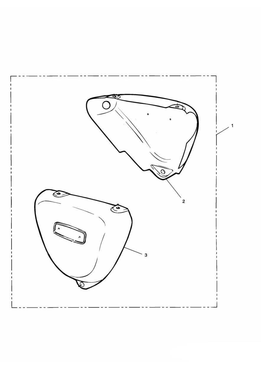 KIT DE PANNEAUX LATERAUX CHROME POUR ADVENTURER 1996