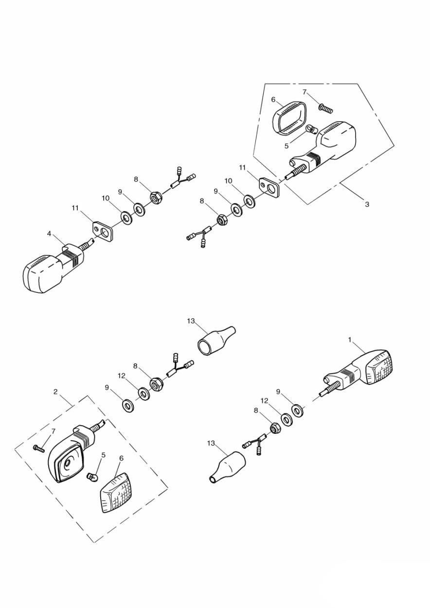 CLIGNOTANTS POUR SPRINT RS 2000