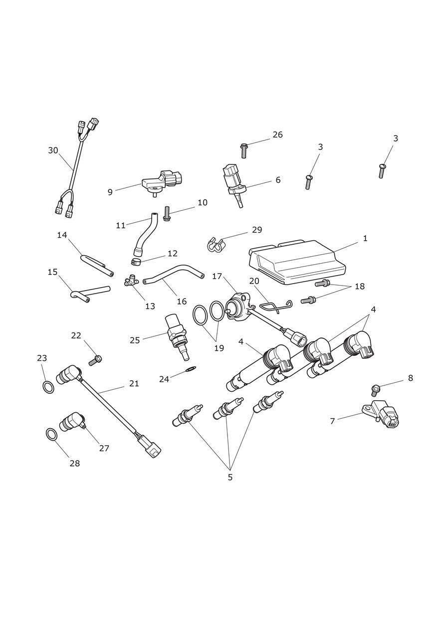 SYSTEME DE GESTION DU MOTEUR POUR STREET TRIPLE R ABS B1 2013