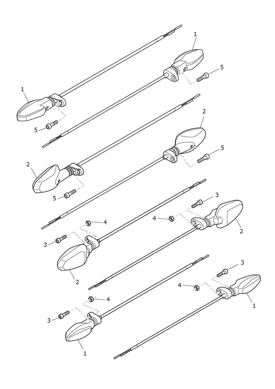 CLIGNOTANTS POUR SPEED TRIPLE RS 2021