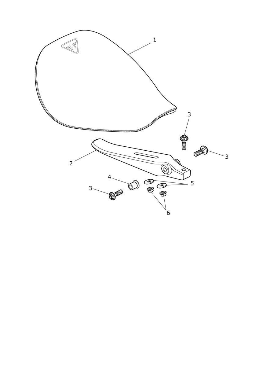 SELLE ET KIT D OUTILS POUR BONNEVILLE BOBBER TFC 2020