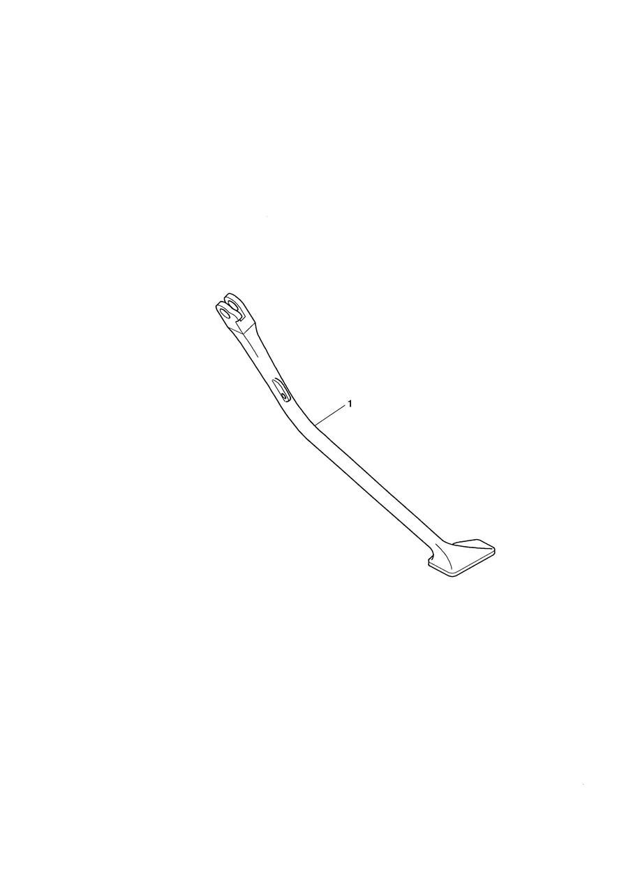 BEQUILLE LATERALE CHROME POUR THRUXTON 2004