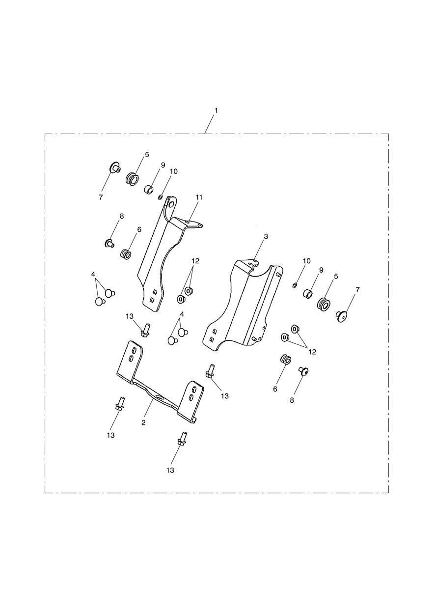 SUPPORTS DE MONTAGE DE PARE BRISE POUR THUNDERBIRD 2010