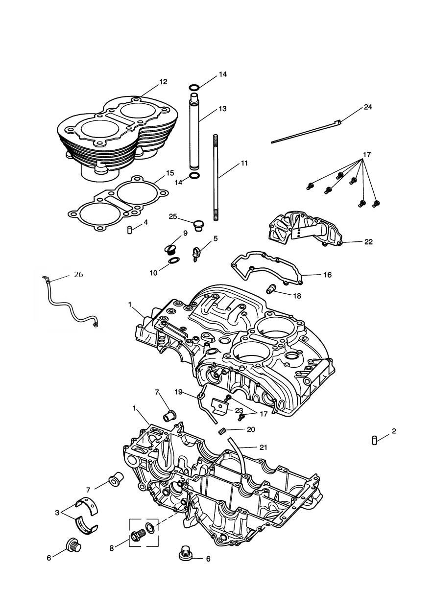 CARTER ET FIXATIONS BONNY T100 ENG POUR BONNEVILLE 2001