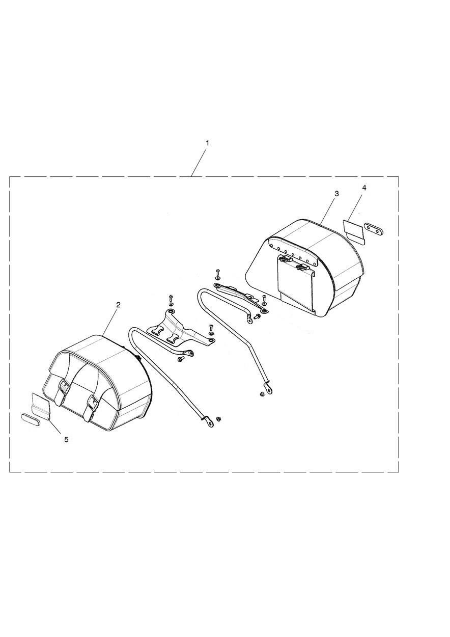 KIT DE SACOCHES EN CUIR POUR BONNEVILLE T120 2016